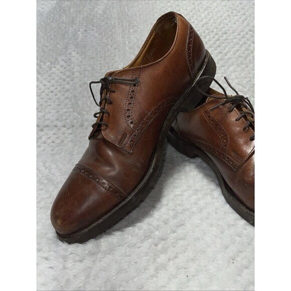 Allen Edmonds Men’s Sz 11 Cap Toe Loafers Used Brown - Picture 2 of 9